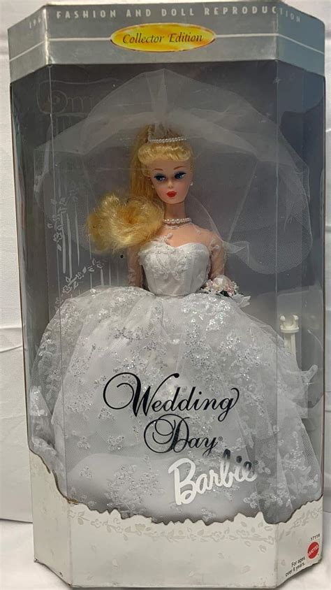 barbie doll wedding day|wedding day barbie 1960 reproduction.